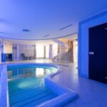 Blue tint pool photo